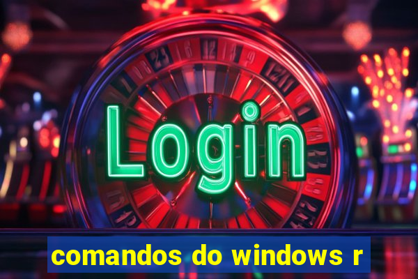 comandos do windows r